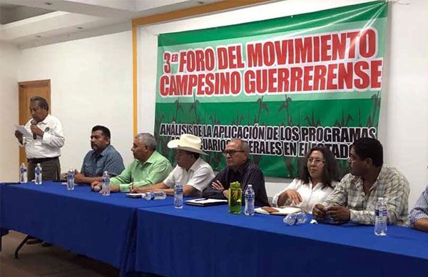 Participa Antorcha en el 3er foro del Movimiento Campesino Guerrerense