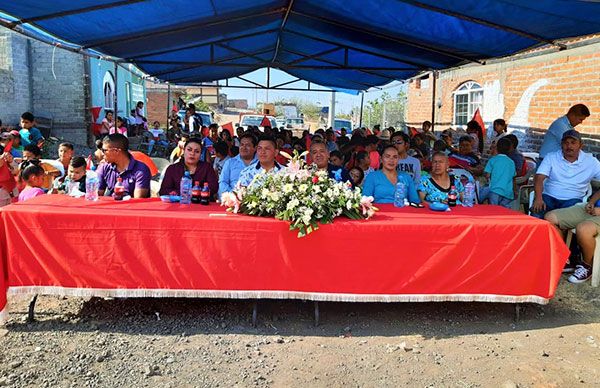 La colonia Antorcha Campesina de Jacona festeja 19 años de existencia