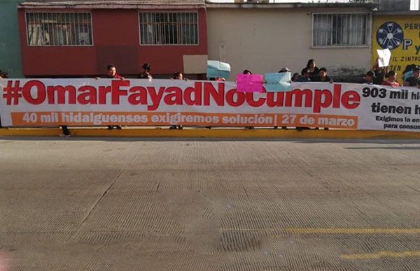 Denuncian a Omar Fayad por violar los derechos constitucionales de los hidalguenses 