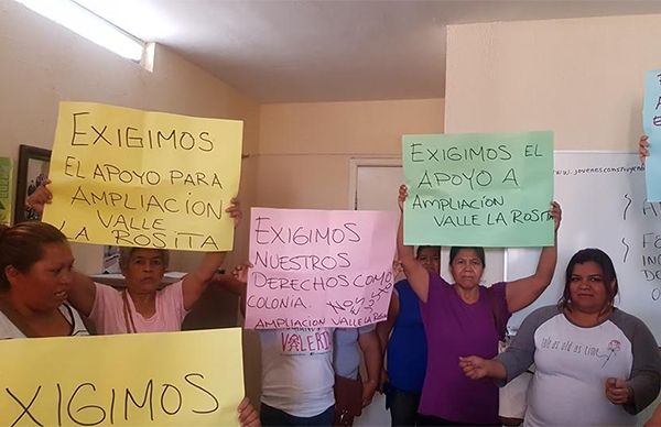 Antorcha exige respeto para habitantes de Valle la Rosita