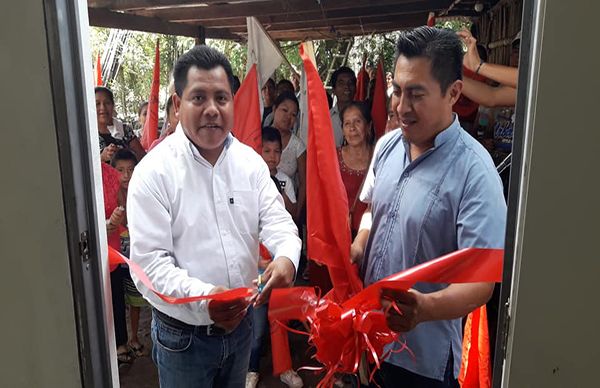 Antorcha inaugura viviendas en Citlaltepetl 