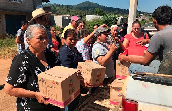 Un centenar de familias logran recibir despensas tras gestiones en el ayuntamiento de Ario