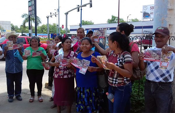 Antorchistas preparan megamarcha pacífica en la capital de Oaxaca