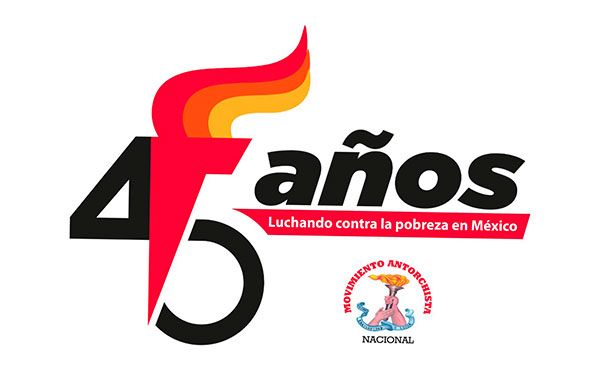 Define Antorcha logotipo por 45 Aniversario