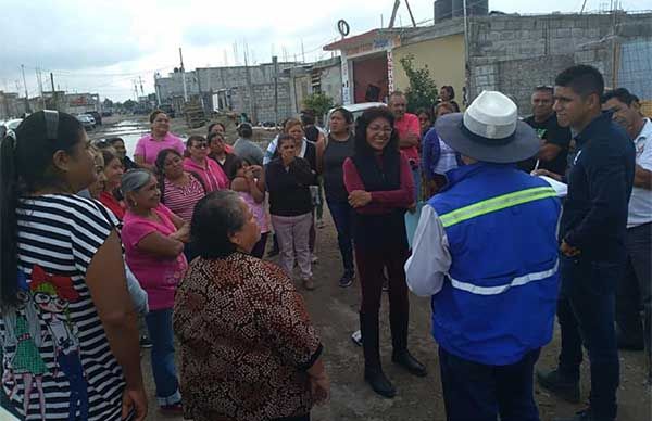 Antorcha trabaja para proteger a las familias de la Melchor Ocampo