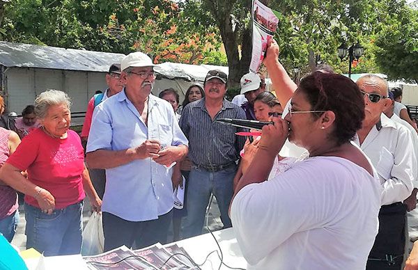 Antorcha sigue buscando justicia para los adultos mayores en Carmen