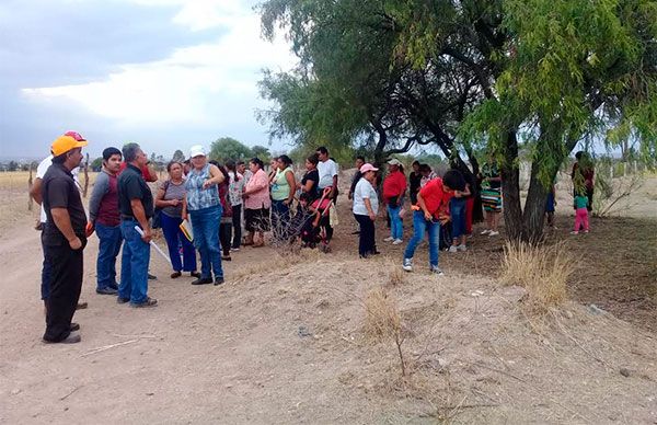 Realizan faena de limpieza en colonia antorchista