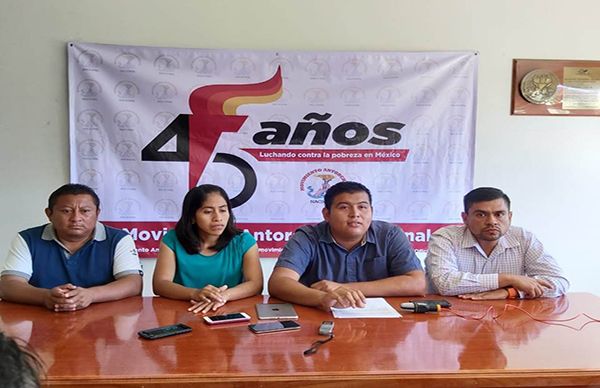 Veracruz anuncia festejos del 45 Aniversario del Movimiento Antorchista