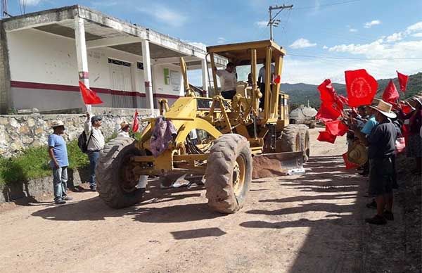 En Yosoyúa llevan desarrollo, fruto de la lucha organizada 