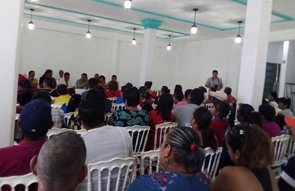 Antorchistas de Macuspana realizan reunión municipal