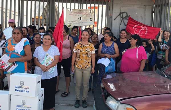 Antorcha avanza en Baja California; entregan apoyos alimenticios en Tijuana