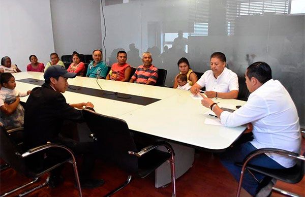 Benéfica reunión de Antorcha con el Presidente de Chilapa   