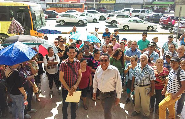 Se manifiestan antorchistas de la zona metropolitana