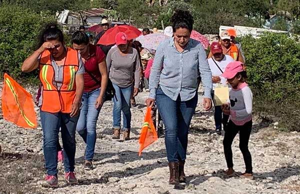 Ayuntamiento antorchista arranca obra en la comunidad del Ranchito, en Armadillo de los Infante