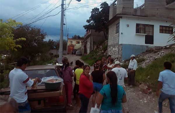 Habitantes de la colonia Lomas del Mirador continúan luchando de la mano de Antorcha 