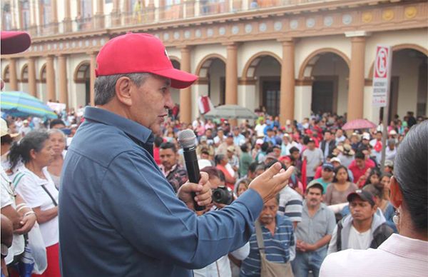 Morena no sabe gobernar, Antorcha será partido político: Samuel Aguirre