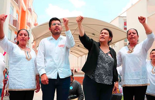 Antorcha inaugura  más vivienda en Azcapotzalco