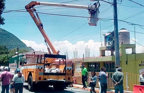 Antorcha logra el mantenimiento de luminarias  en GAM