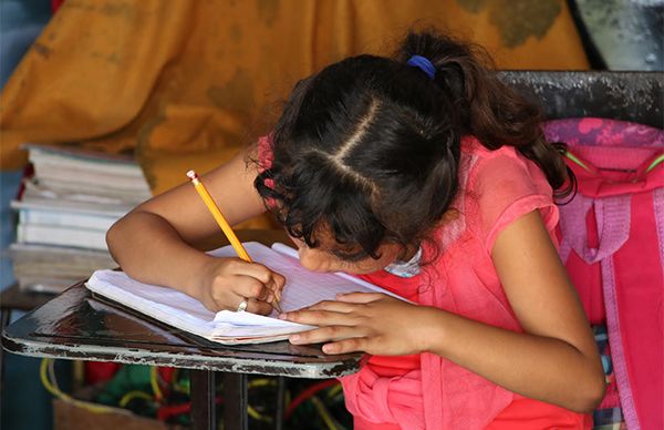 A clases cientos de niños y jóvenes antorchistas en Chiapas