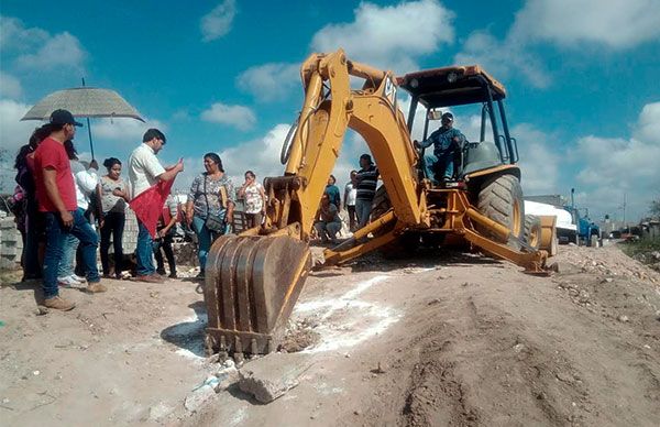 Inicia construcción de drenaje en la colonia Luis Córdova 