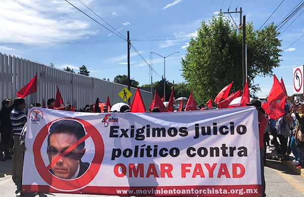 Exigirán juicio político contra Omar Fayad; 100 mil firmas ciudadanas respaldan petición