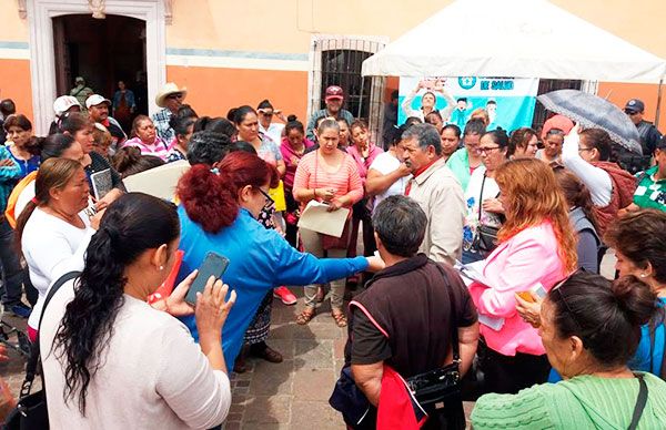 Reconocen antorchistas de Fresnillo diálogo constructivo con alcalde