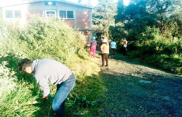 Antorcha fomenta la limpieza entre habitantes de Milpa Alta 