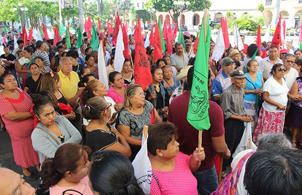 Piden solución a demandas de carácter social 