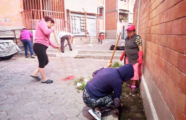 Embellecen entorno con jornadas de limpieza en la GAM 