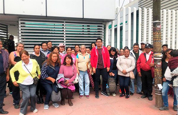 Antorchistas solicitan a la CFE energía eléctrica para colonias pobres de Tláhuac