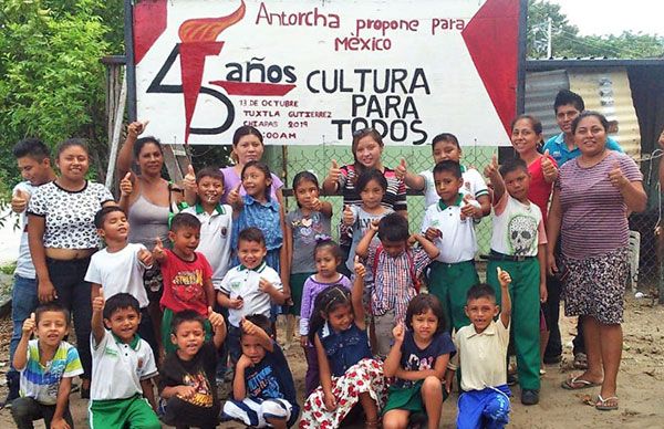 Habitantes de La Antorcha preparan festejos de Aniversario