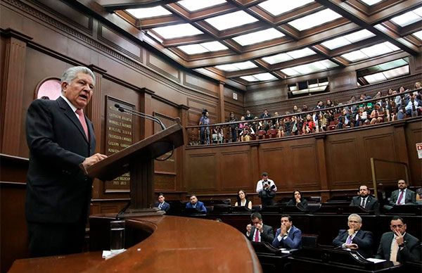 Discurso ante el Congreso de Michoacán