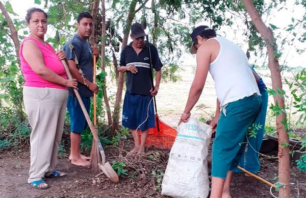 En Angostura y Guasave se benefician con Empleo Temporal