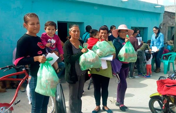 Logra Antorcha apoyos en alcaldía de Calera 