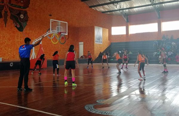 En Huajuapan realizan eliminatoria de basquetbol rumbo a Espartaqueada Deportiva