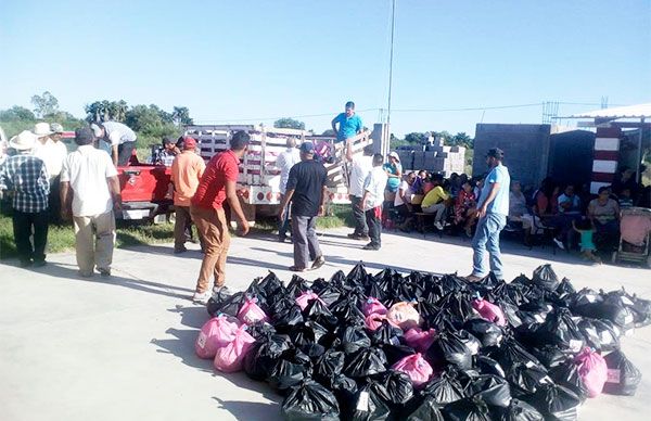 Compromiso y preocupación características de Antorcha; gestión logra despensas 