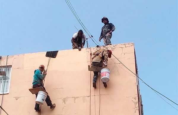 Logra el embellecimiento de la Unidad Habitacional en Iztapalapa