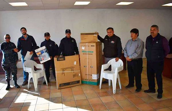 Equipan comedor de Policía Municipal en Trancoso  