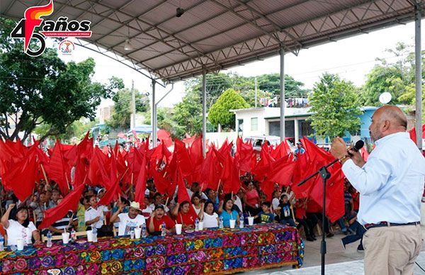 En Chiapa de Corzo celebran 45 Aniversarios de Antorcha