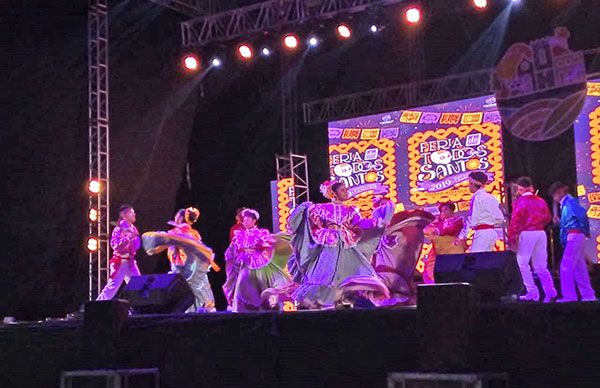 Ballet del COBA de Hidalgo se presenta en la Feria de Todos Santos 2019