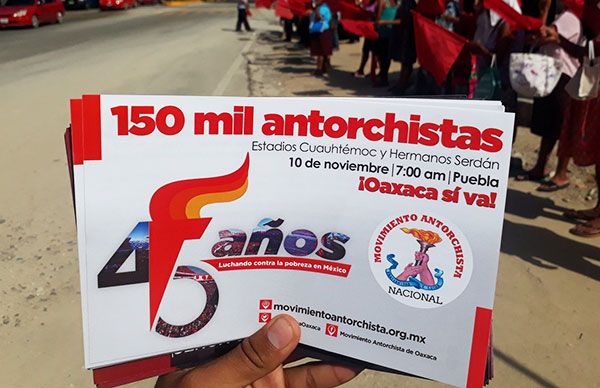 Contingente pochutleco asistirá al 45 Aniversario de Antorcha