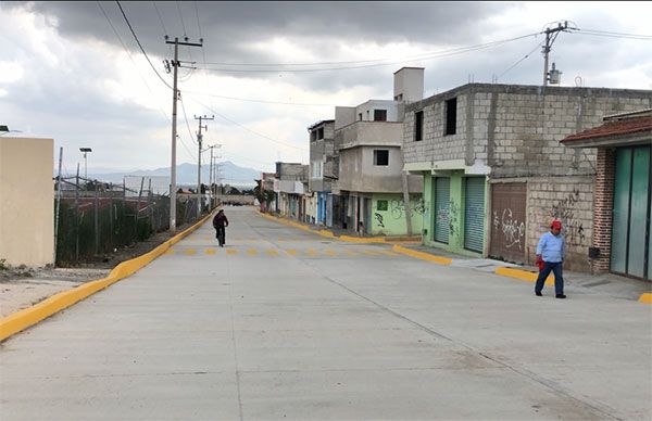 Continúa Antorcha logrando pavimentación de calles en Pachuca