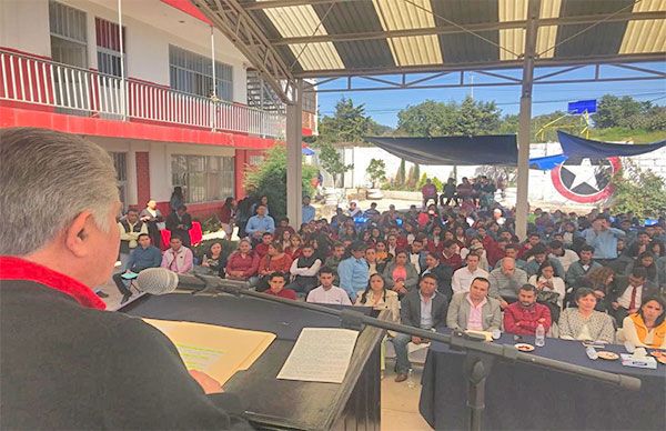 Celebran VII aniversario del Colegio de Bachilleres # 90 en Hidalgo