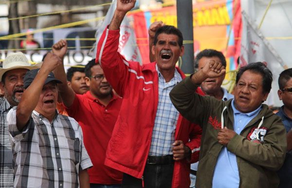 Colonos y campesinos dicen no al recorte del presupuesto 