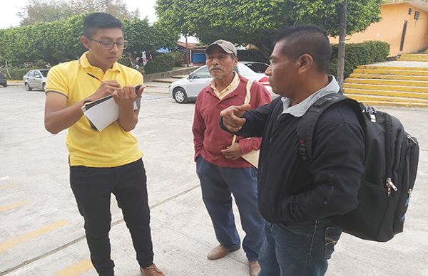 Campesinos de Ixcatepec exigen ser incluidos en el proyecto del agua potable