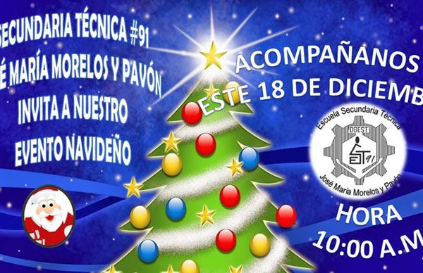 Técnica invita a festejos por fechas de navideñas