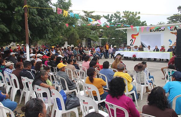 Festejan 27 años del ejido La Antorcha