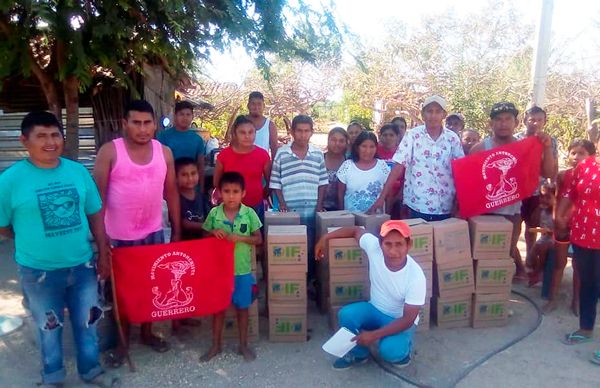 Logra Antorcha despensas para familias de San Marcos