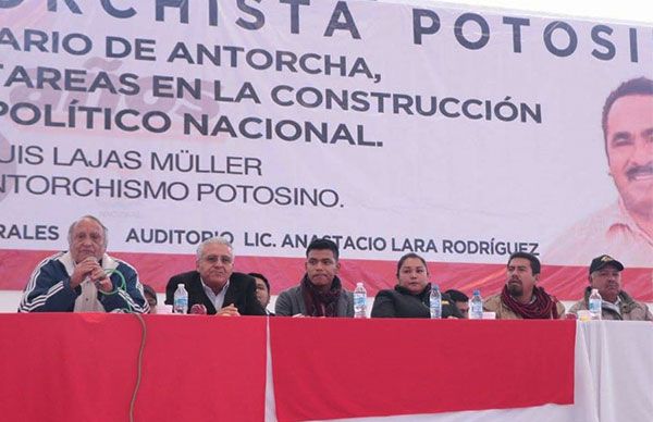 Fundador del antorchismo potosino visita SLP  