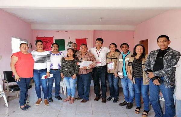 Antorchistas del puerto de Veracruz gestionan infraestructura educativa